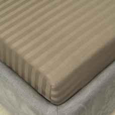Простынь на резинке Viluta Сатин Stripe 140х200+25 93