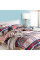 Комплект постельного белья Viluta Евро Ранфорс 17113 с простыней на резинке 160х200
