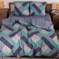 Комплект постельного белья Viluta Евро Ранфорс 22176