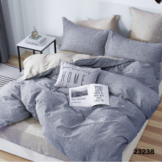 Комплект постельного белья Viluta Евро Ранфорс 23238 с простыней на резинке 160х200