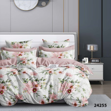 Комплект постельного белья Viluta Евро Ранфорс 24255 с простыней на резинке 160х200