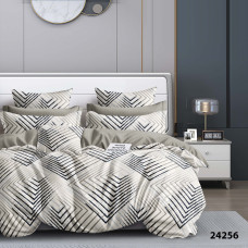 Комплект постельного белья Viluta Евро Ранфорс 24256 с простыней на резинке 180х200