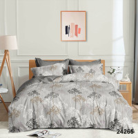 Комплект постельного белья Viluta Евро Ранфорс 24265 с простыней на резинке 180х200