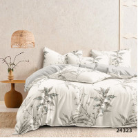 Комплект постельного белья Viluta Евро Ранфорс 24323 с простыней на резинке 180х200