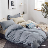 Комплект постельного белья Viluta Евро Ранфорс 24335 с простыней на резинке 180х200