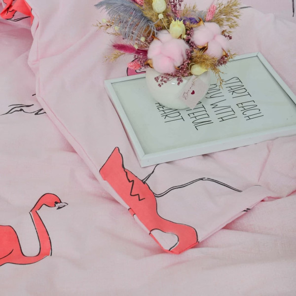 Комплект постельного белья Viluta Подростковый Ранфорс 19007 Pink