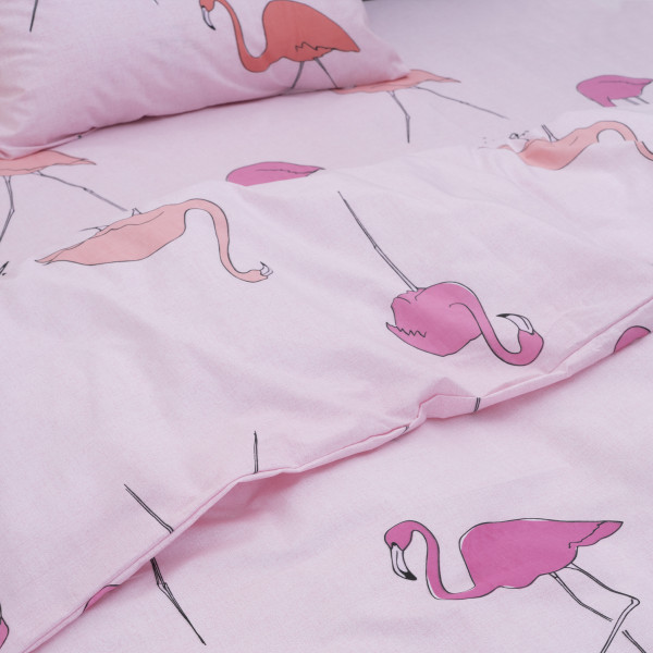 Комплект постельного белья Viluta Подростковый Ранфорс 19007 Pink