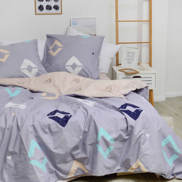 Комплект постельного белья Viluta Евро Ранфорс 20106