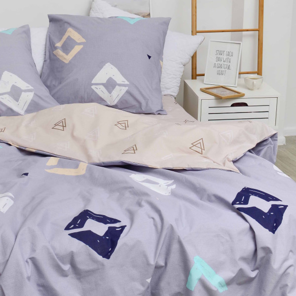 Комплект постельного белья Viluta Евро Ранфорс 20106