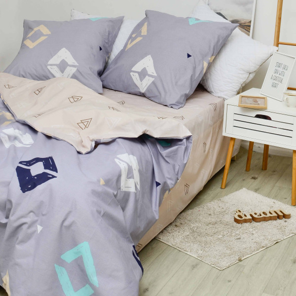 Комплект постельного белья Viluta Евро Ранфорс 20106