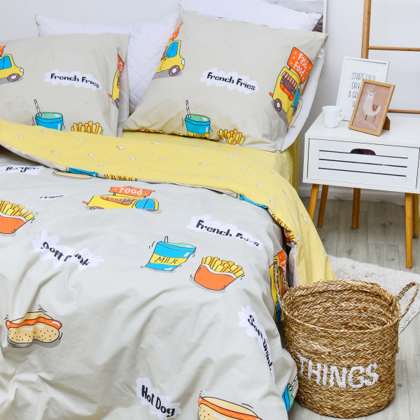 Комплект постільної білизни Viluta Євро Ранфорс 21141