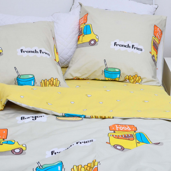 Комплект постільної білизни Viluta Євро Ранфорс 21141