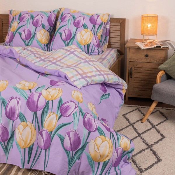 Комплект постельного белья Viluta Семейный Ранфорс 22177