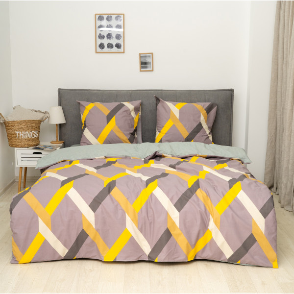 Комплект постельного белья Viluta Евро Ранфорс 22183