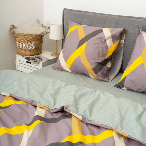 Комплект постельного белья Viluta Евро Ранфорс 22183