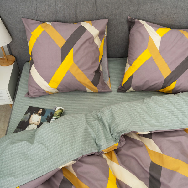 Комплект постельного белья Viluta Евро Ранфорс 22183