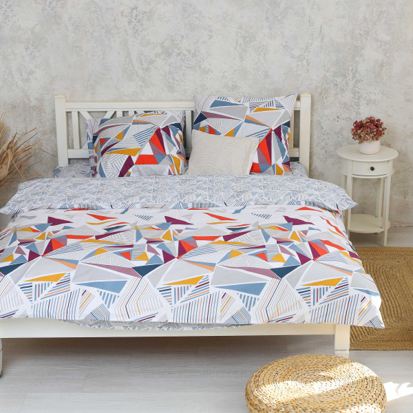 Комплект постельного белья Viluta Евро Ранфорс 22201