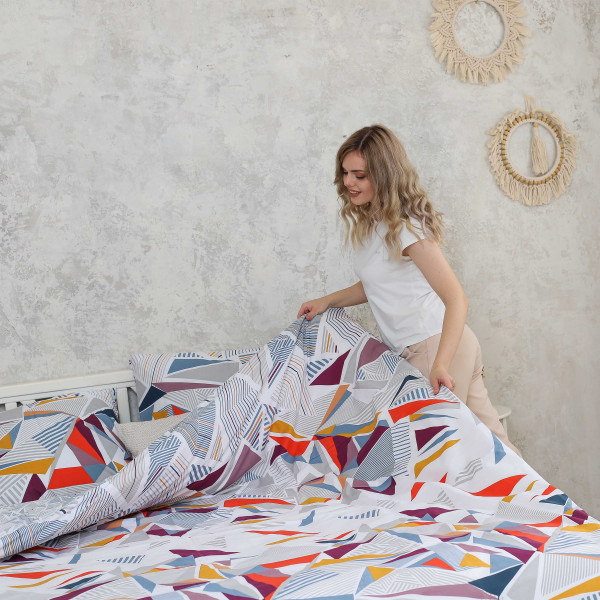 Комплект постельного белья Viluta Евро Ранфорс 22201