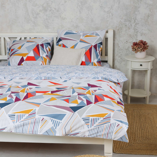 Комплект постельного белья Viluta Евро Ранфорс 22201