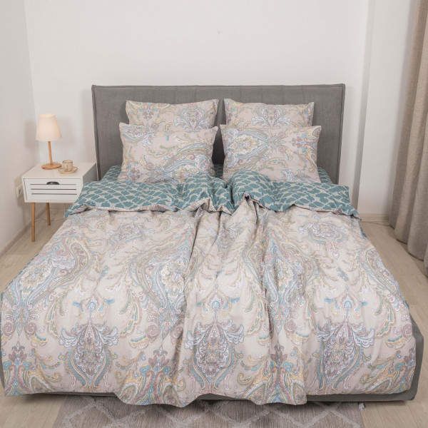 Комплект постельного белья Viluta Евро Ранфорс 22203