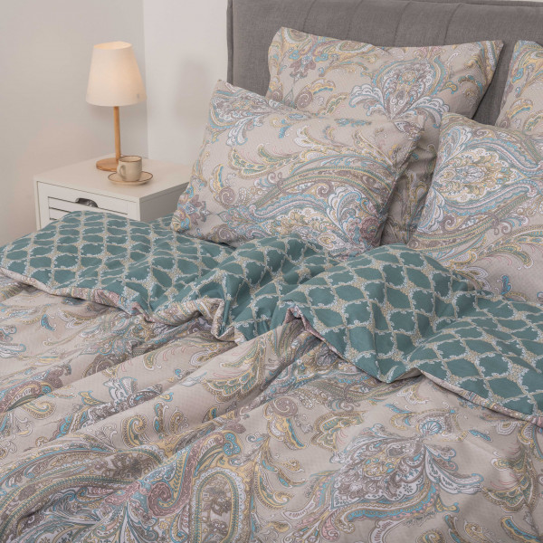 Комплект постельного белья Viluta Евро Ранфорс 22203