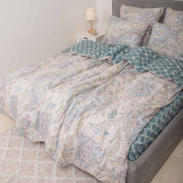 Комплект постельного белья Viluta Евро Ранфорс 22203