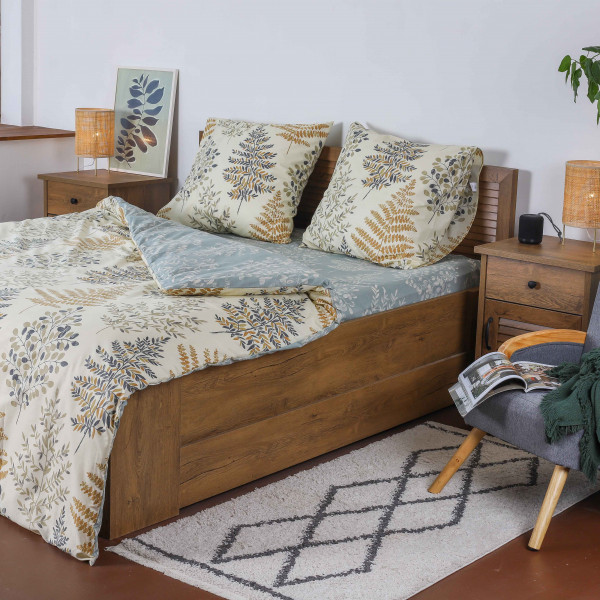 Комплект постельного белья Viluta Евро Ранфорс 22207