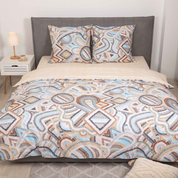 Комплект постельного белья Viluta Евро Ранфорс 23236