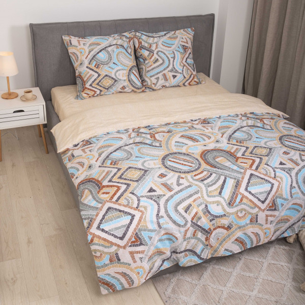 Комплект постельного белья Viluta Евро Ранфорс 23236