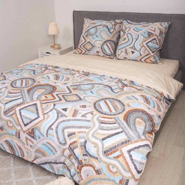 Комплект постельного белья Viluta Евро Ранфорс 23236