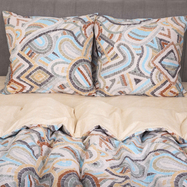 Комплект постельного белья Viluta Евро Ранфорс 23236