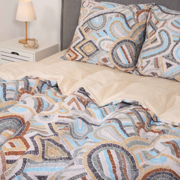 Комплект постельного белья Viluta Евро Ранфорс 23236