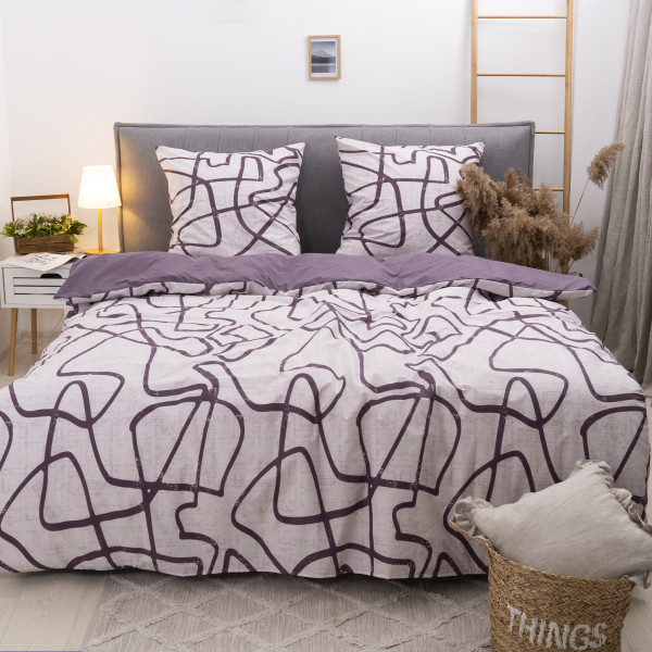 Комплект постельного белья Viluta Евро Ранфорс 24254