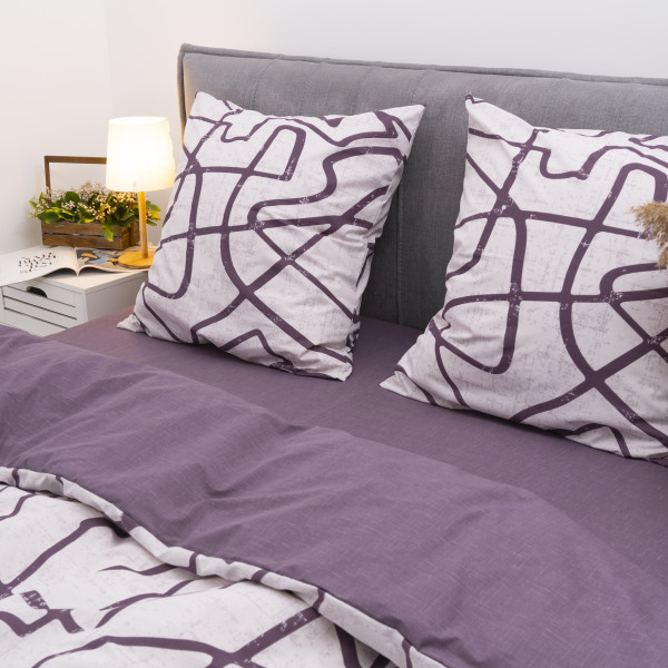 Комплект постельного белья Viluta Евро Ранфорс 24254