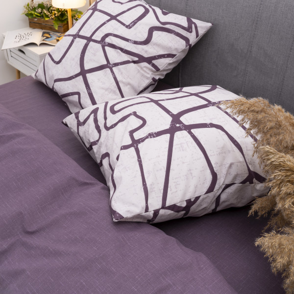 Комплект постельного белья Viluta Евро Ранфорс 24254