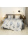 Комплект постельного белья Viluta Евро Ранфорс 24292 с простыней на резинке 180х200