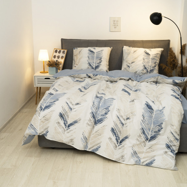 Комплект постельного белья Viluta Евро Ранфорс 24292 с простыней на резинке 180х200