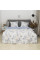 Комплект постельного белья Viluta Евро Ранфорс 24293 с простыней на резинке 180х200