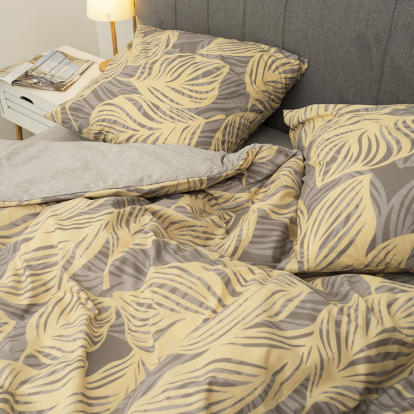 Комплект постельного белья Viluta Евро Ранфорс 24306 с простыней на резинке 180х200