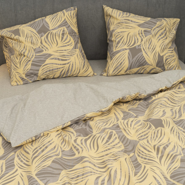 Комплект постельного белья Viluta Евро Ранфорс 24306 с простыней на резинке 180х200