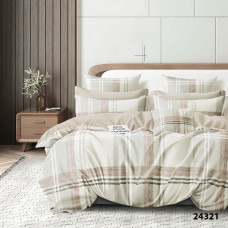 Комплект постельного белья Viluta Евро Ранфорс 24321 с простыней на резинке 160х200