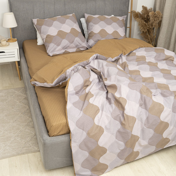 Комплект постельного белья Viluta Евро Ранфорс 24336