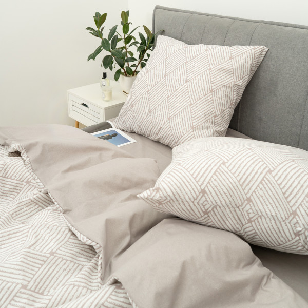 Комплект постельного белья Viluta Евро Ранфорс 25381