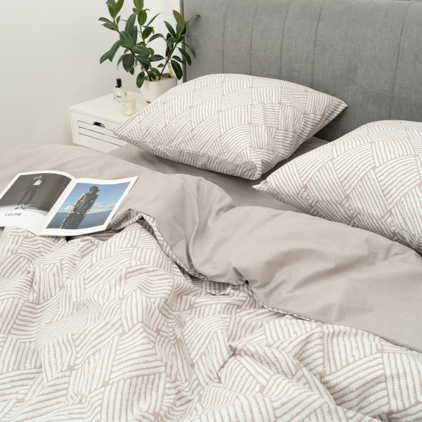 Комплект постельного белья Viluta Евро Ранфорс 25381