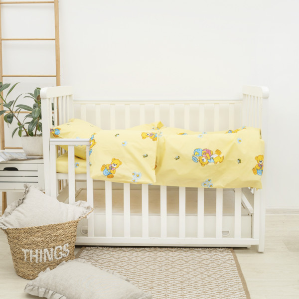 Комплект постельного белья Вилюта детский ранфорс 6112 желтый