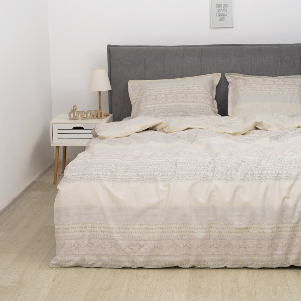 Полукомплект постельного белья Viluta Евро Сатин Deluxe (Пододеяльник 200х220 + наволочки 50х70 - 2 шт.) 001