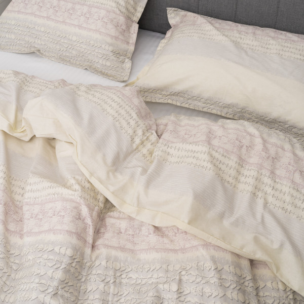 Полукомплект постельного белья Viluta Евро Сатин Deluxe (Пододеяльник 200х220 + наволочки 50х70 - 2 шт.) 001