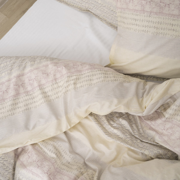 Полукомплект постельного белья Viluta Евро Сатин Deluxe (Пододеяльник 200х220 + наволочки 50х70 - 2 шт.) 001