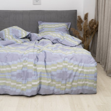 Полукомплект постельного белья Viluta Евро Сатин Deluxe (Пододеяльник 200х220 + наволочки 50х70 - 2 шт.) 007