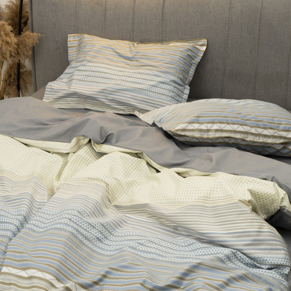 Комплект постельного белья Tiare Двуспальный Сатин Deluxe L-002